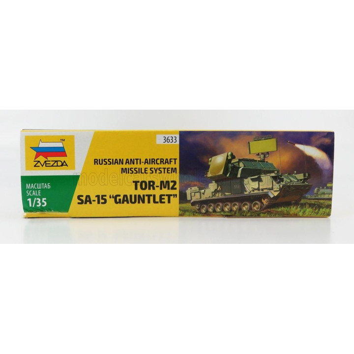 ZVEZDA TANK TOR M2 SA GAUNTLET MILITARY RUSSIAN ANTI-AIRCRAFT 1944 1/35