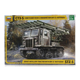 ZVEZDA TRUCK ZTZ-5 CT3-5 CINGOLATO SOVIET ARTILLERY TRACTOR MILITARY KATUUSHA 1944 1/35