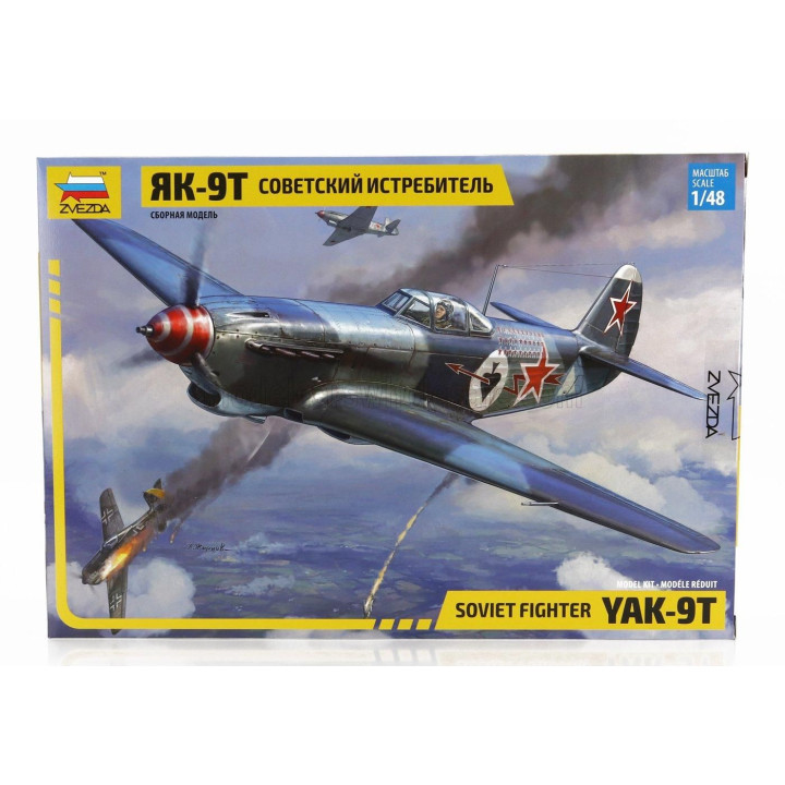 ZVEZDA YAKOVLEV RK-9T SOVIET MILITARY AIRPLANE FIGHTER 1942 1/48