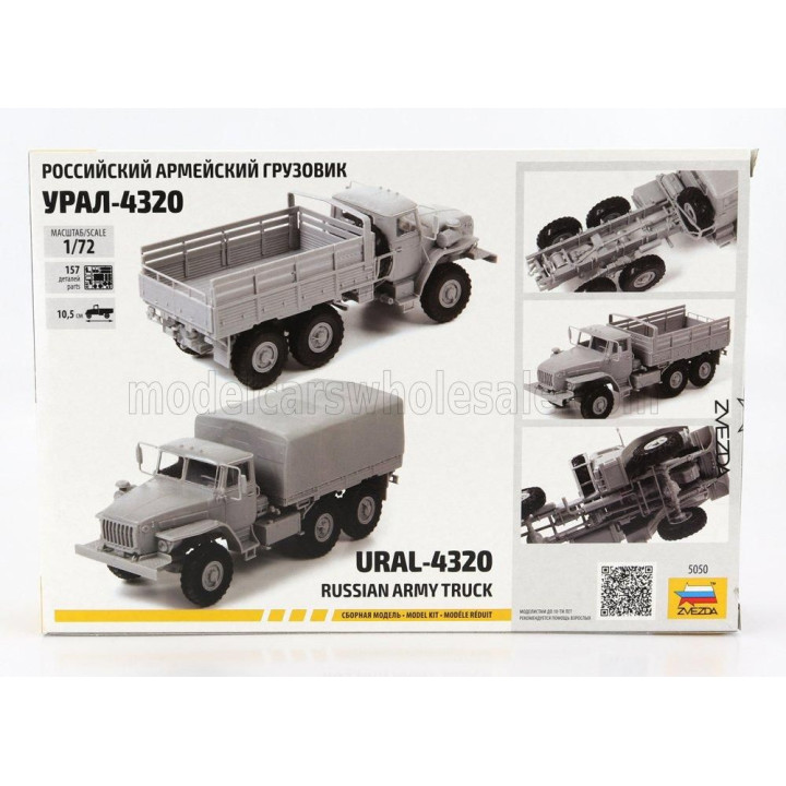 ZVEZDA URAL 4320 RUSSIAN TRUCK MILITARY 1/72