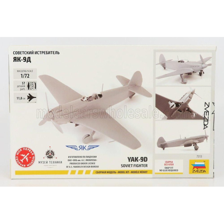 ZVEZDA YAKOVLEV YAK-9D MILITARY SOVIET FIGHTER 1/72