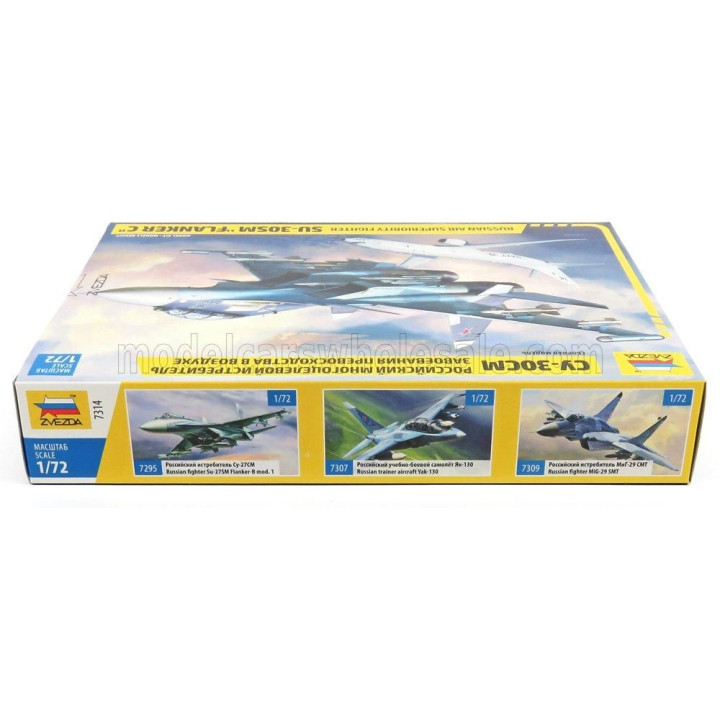ZVEZDA SUKHOI SU-30SM FLANKER C AIRCRAFT - CACCIA BOMBARDIERE - MILITARY 1/72