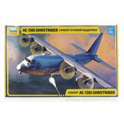 ZVEZDA LOCKHEED MARTIN AC-130J GHOSTRIDER GUNSHIP MILITARY AIRPLANE FIGHT 1954 1/72