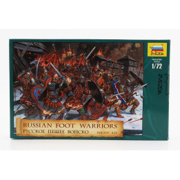 ZVEZDA FIGURES RUSSIAN FOOT WARRIORS 1/72