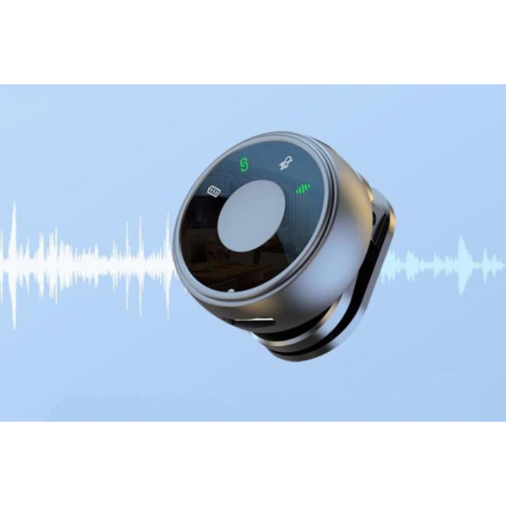 2in1 Lightning Omnidirectional Magnetic 2.4GHz Wireless Lavalier Microphone (With Battery)