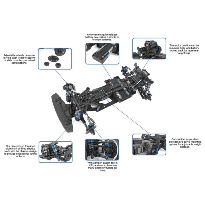 DC10 Drift Kit stavebnice (2WD)
