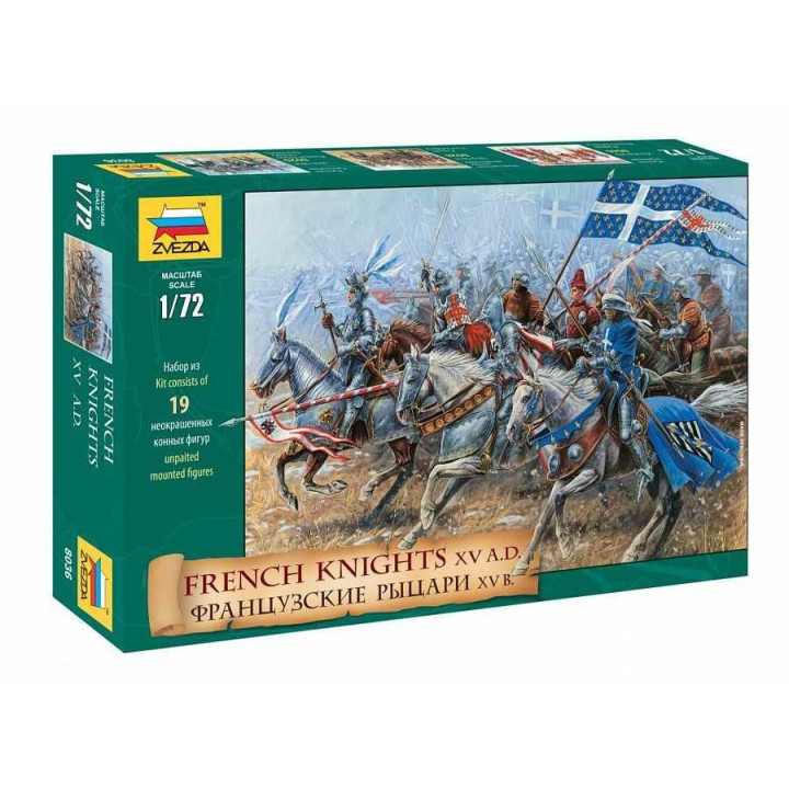 Wargames (AoB) figurky 8036 - French Knights (re-release) (1:72)