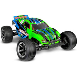RC model auta Rustler HD v měřítku 1:10, typu Truggy. Pohání jej stejnosměrný motor Titan 550. Model jezdí až 48 km/h! Obsahuje bezsponkovou karoserii, odolné komponenty - Extreme Heavy Duty a náhon 2WD. NiMH akumulátor a USB-C nabíječ v balení.