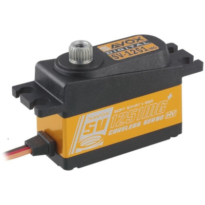 SV-1251MG+ Digitální HiVolt servo (10kg-0,085s/60°)