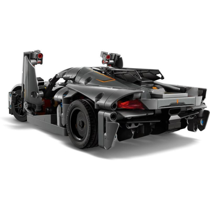 LEGO Technic - Šedé hyperauto Koenigsegg Jesko Absolut