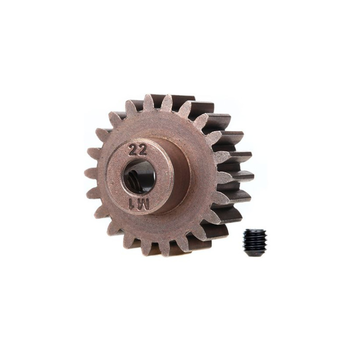 Traxxas pastorok 22T 1.0mm na hriadeľ 5mm HD