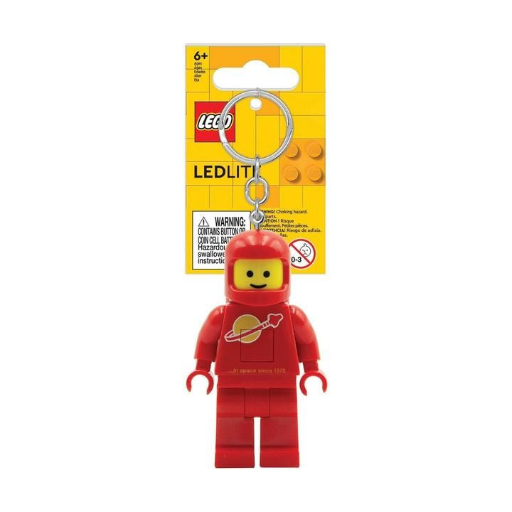 LEGO svítící klíčenka - Kosmonaut červený
