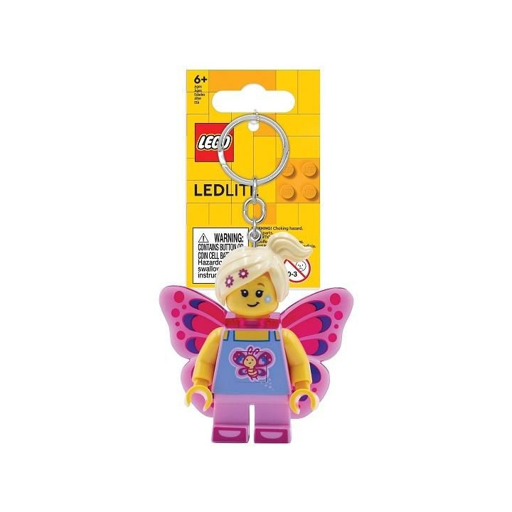 LEGO svítící klíčenka - Motýlí dívka