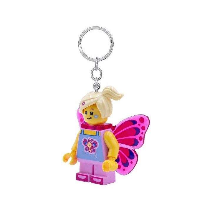 LEGO svítící klíčenka - Motýlí dívka