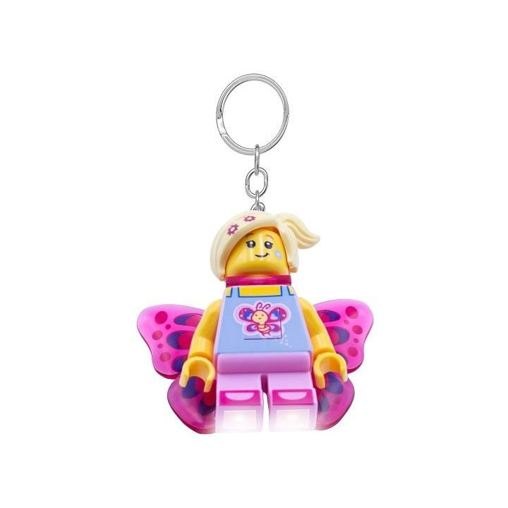 LEGO svítící klíčenka - Motýlí dívka