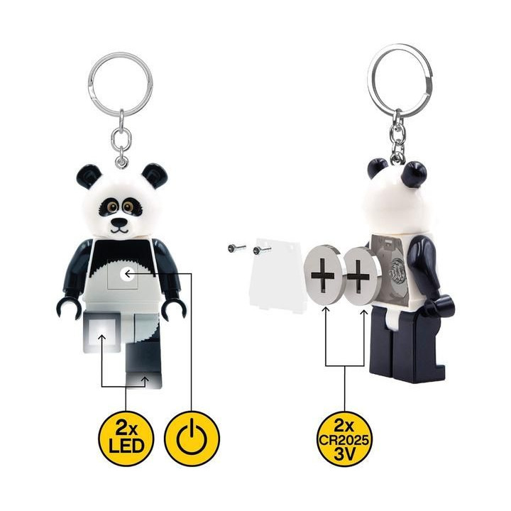 LEGO svítící klíčenka - Panda