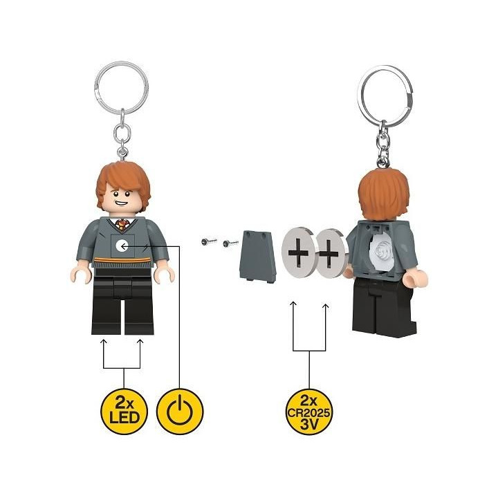 LEGO svítící klíčenka - Ron Weasley
