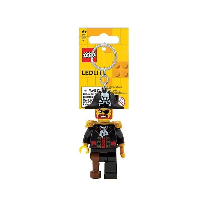 LEGO svítící klíčenka - Kapitán Brickbeard