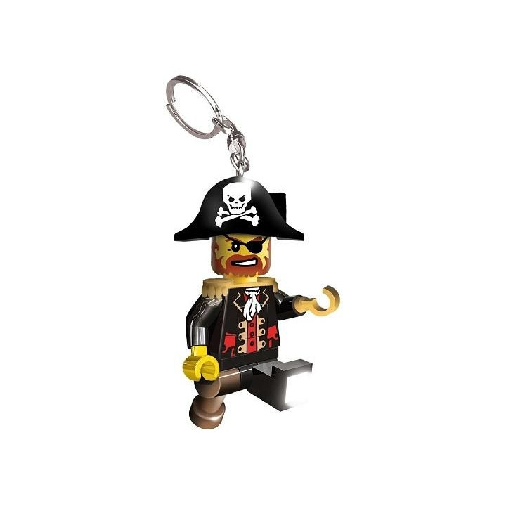 LEGO svítící klíčenka - Kapitán Brickbeard
