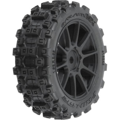 Pro-Line kolo 1.9" Badlands MX Buggy, Mach-10 disk černý: Typhon GROM