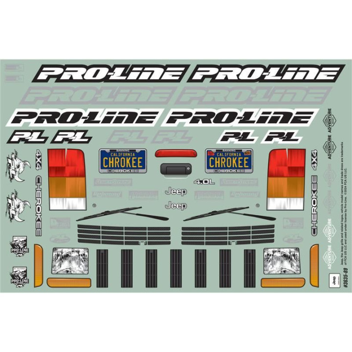 Pro-Line karosérie 1:10 2001 Jeep Cherokee (Crawler 313mm)