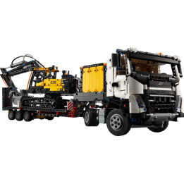 LEGO Technic - Nákladní auto Volvo FMX a elektrický bagr Volvo EC230