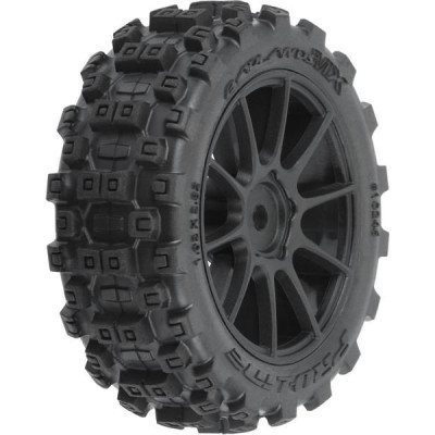 Pro-Line kolo 1.9" Badlands MX Buggy, Mach-10 disk černý: Typhon GROM