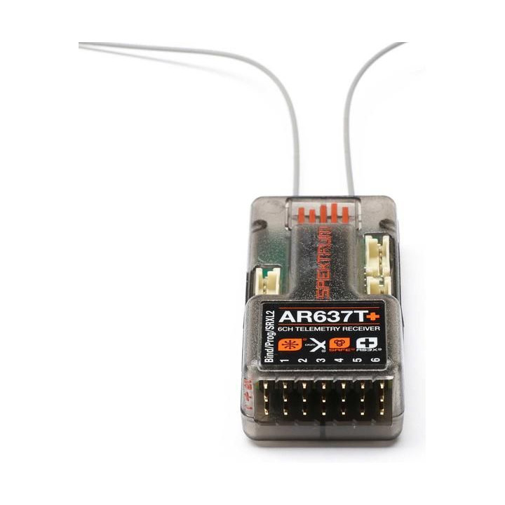 Spektrum přijímač AR637T+ AS3X+/SAFE s telemetrií