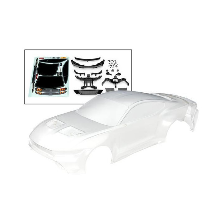 Traxxas karosérie Ford Mustang čirá