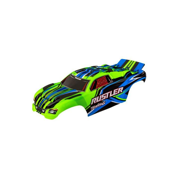 Traxxas karosérie Rustler bezsponková zelená