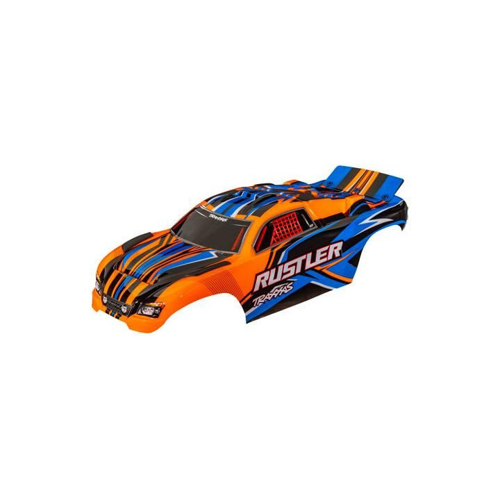 Traxxas karosérie Rustler bezsponková oranžová