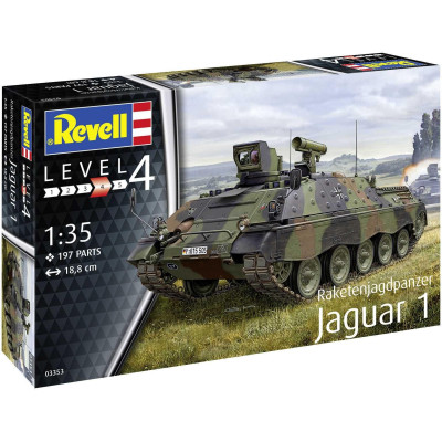 Plastic ModelKit military 03353 - Raketenjagdpanzer Jaguar 1 (1:35)
