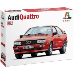 Model Kit auto 3671 - Audi Quattro (1:24)