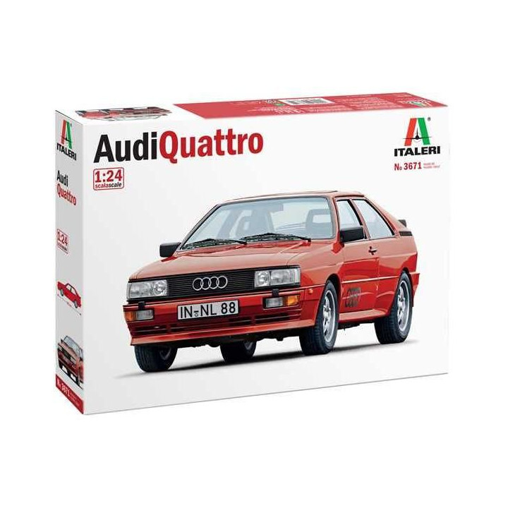 Model Kit auto 3671 - Audi Quattro (1:24)