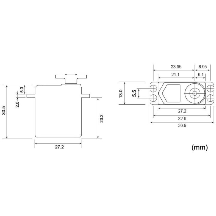 Futaba BLS-A600 (6,7kg 0,09s/60°)