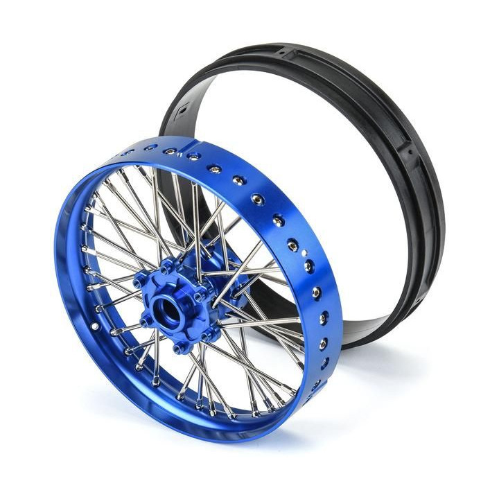 Pro-Line disk přední Pro-Spec V2 Bead, hliník, modrý/modrý: PM-MX