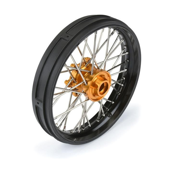 Pro-Line disk přední Pro-Spec V2 Bead, hliník, černý/zlatý: PM-MX