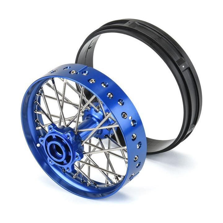 Pro-Line disk zadní Pro-Spec V2 Bead, hliník, modrý/modrý: PM-MX