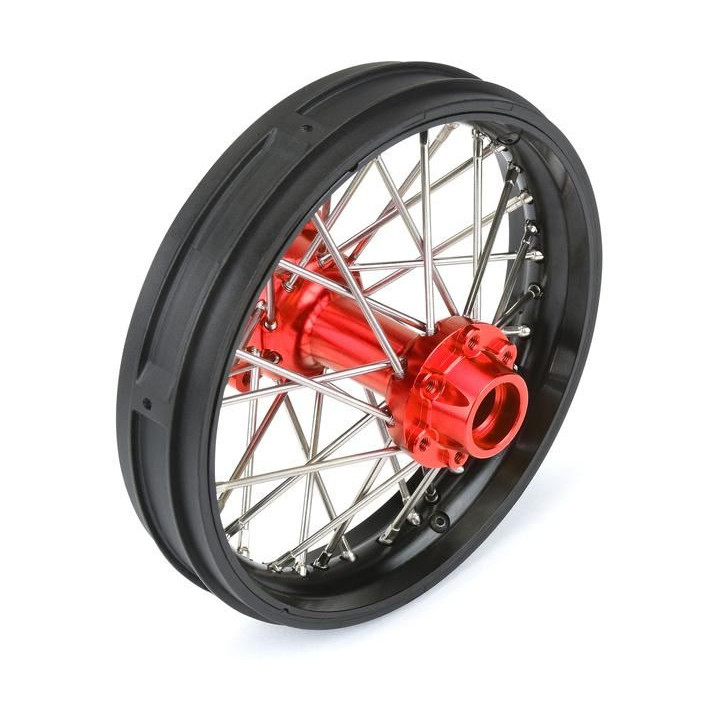 Pro-Line disk zadní Pro-Spec V2 Bead, hliník, černý/červený: PM-MX
