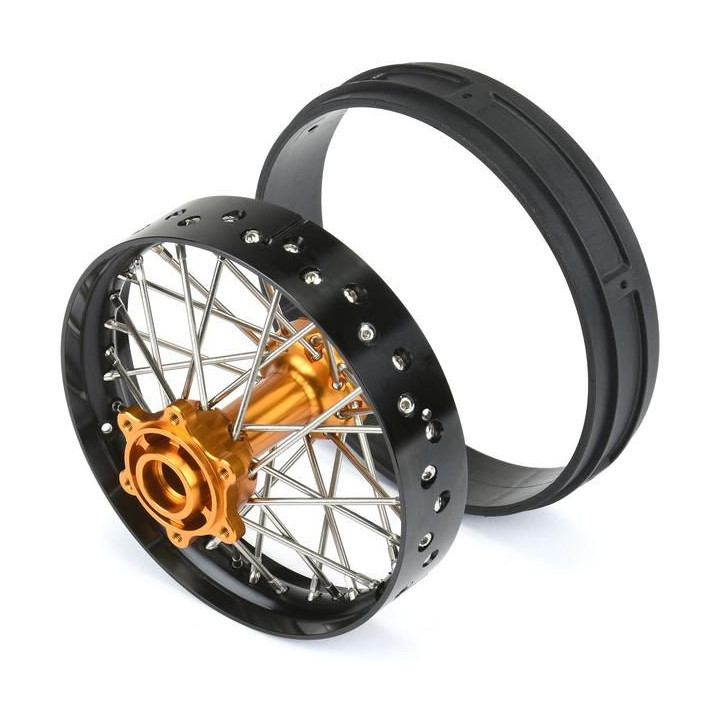 Pro-Line disk zadní Pro-Spec V2 Bead, hliník, černý/zlatý: PM-MX