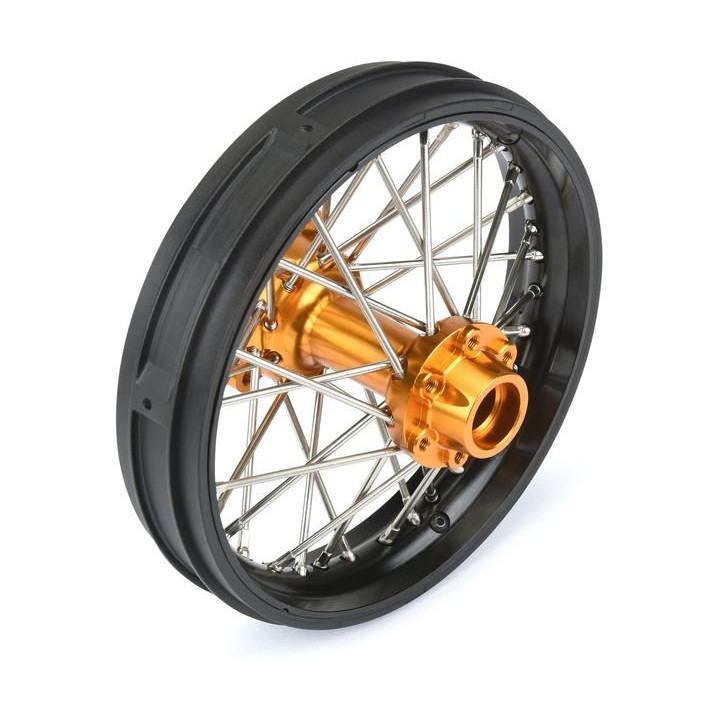 Pro-Line disk zadní Pro-Spec V2 Bead, hliník, černý/zlatý: PM-MX