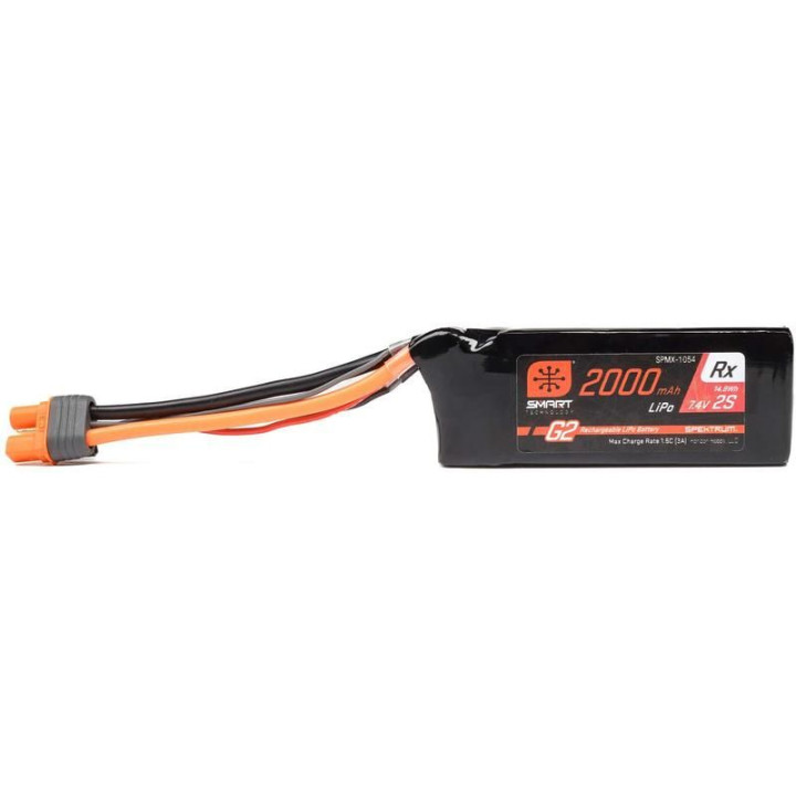 Spektrum Smart G2 LiPo 7.4V 2000mAh Rx 15C IC3
