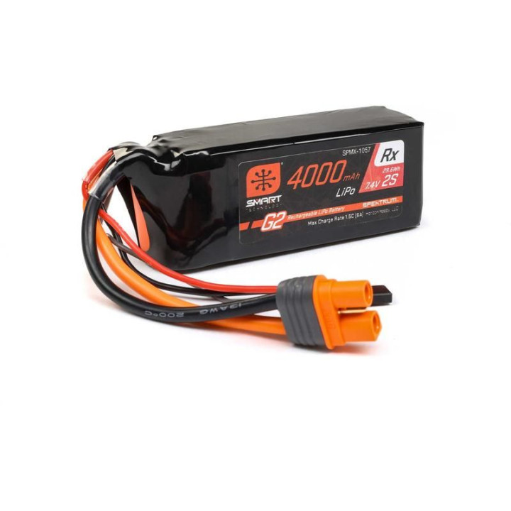 Spektrum Smart G2 LiPo 7.4V 4000mAh Rx 15C IC3