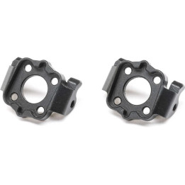 Losi držák těhlice 0 stupňů, hliník, černý: Mini LMT