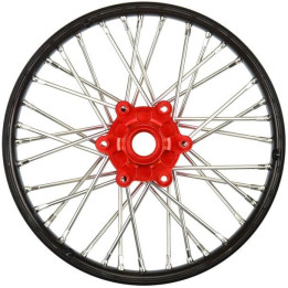Pro-Line disk přední Pro-Spec V2 Bead, hliník, černý/červený: PM-MX