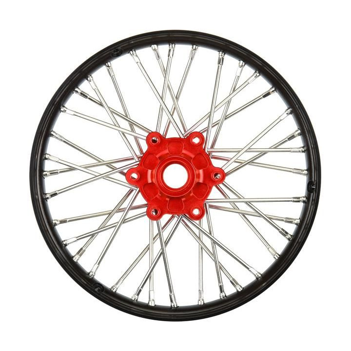 Pro-Line disk přední Pro-Spec V2 Bead, hliník, černý/červený: PM-MX