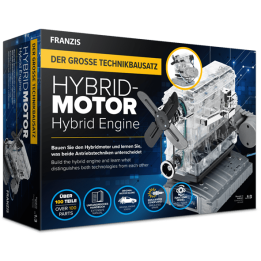 Stavebnica modelu hybridného motora Franzis v mierke 1:3 so zvukovým modulom
