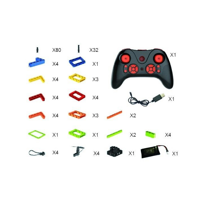 DF models SkyWatcher 5v1 DIY Block Drone - RTF