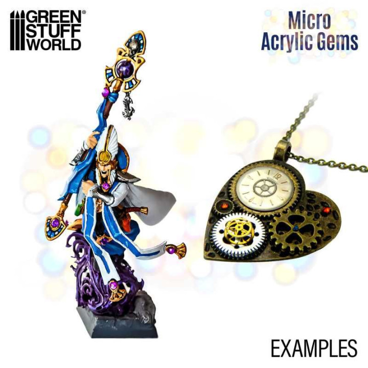 Micro Acrylic Gems / Mikro akrylové drahokamy