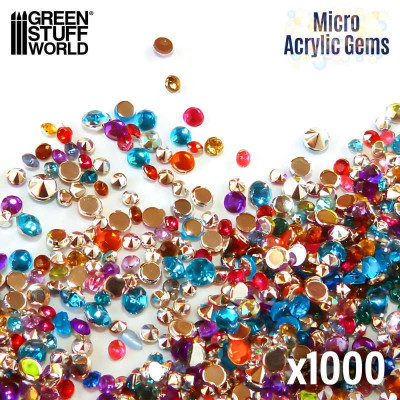 Micro Acrylic Gems / Mikro akrylové drahokamy